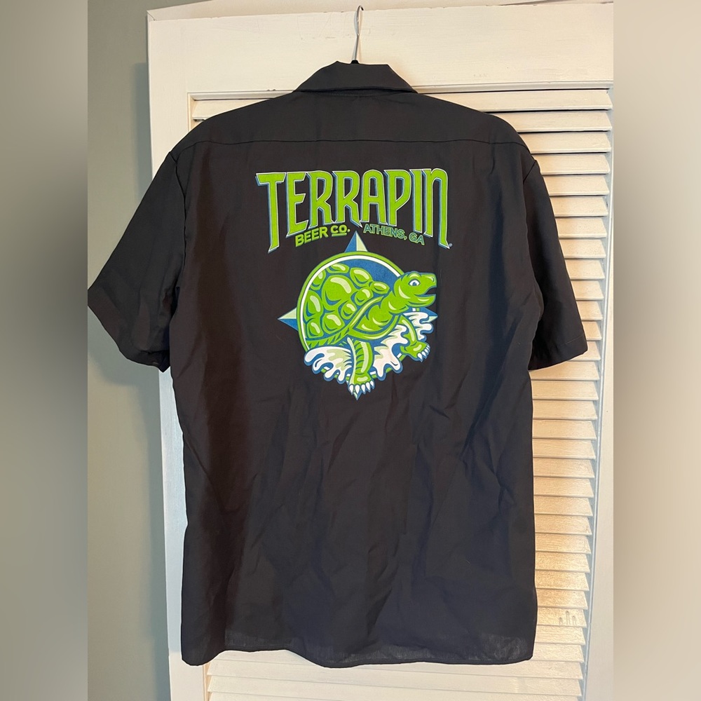 Dickies Work shirt with terrapin beer logo